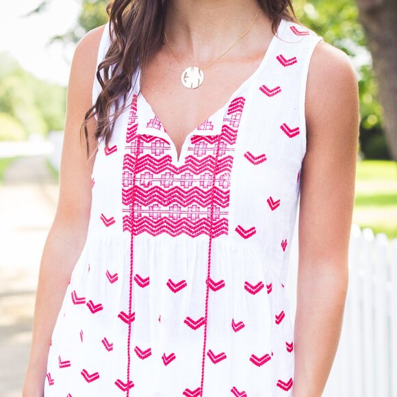 ASOS Embroidered Smock Top white size 4 sheer - Picture 2 of 16